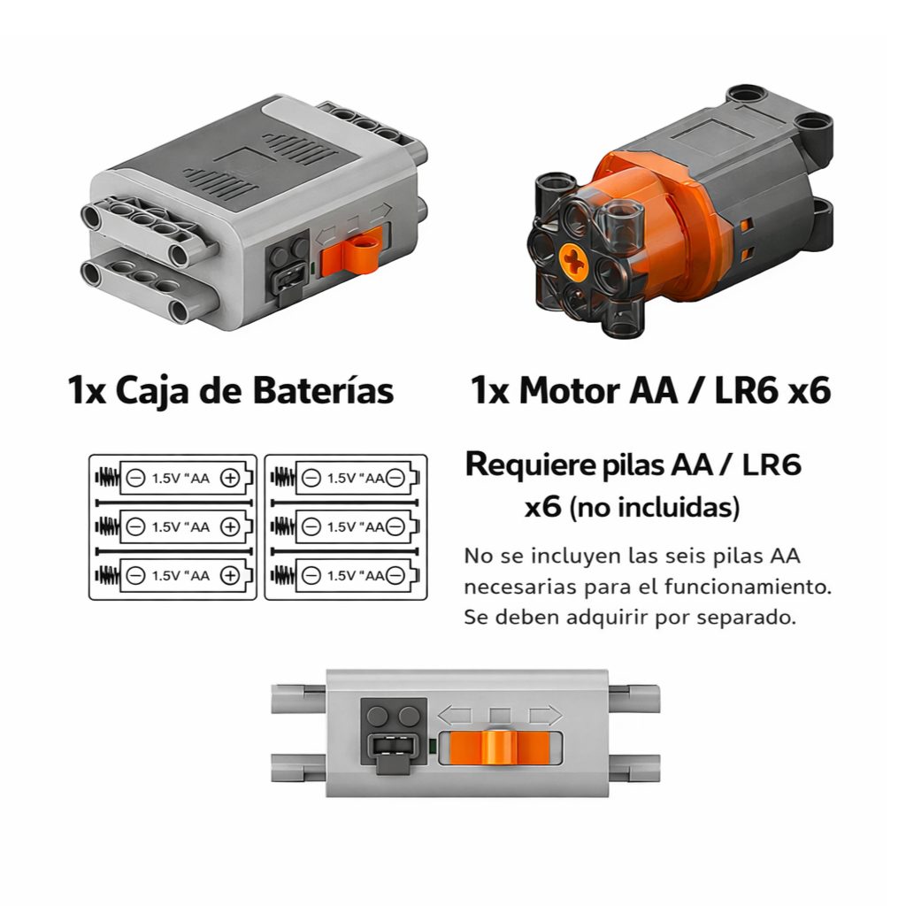 Motor V8 Funcional De Bloques